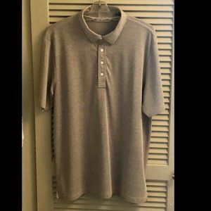Travis Mathew NWT Golf Polo Heathered Grey Large